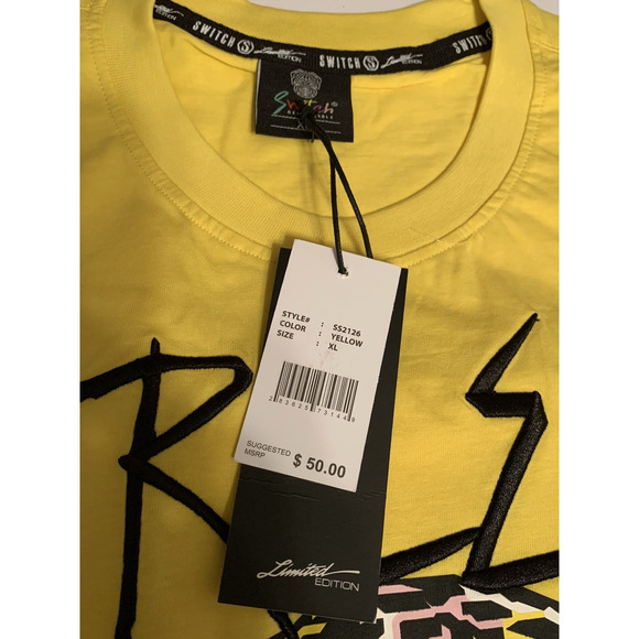 Switch Remarkable Men's XL Street Legend Jaguar Graphic Print T-Shirt MSRP $50 - Picture 4 of 9